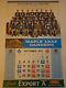 Toronto Maple Leafs Vintage Hockey Calendar All Pages 1971-1972 Nhl Export A Nm