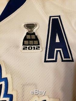 Toronto Marlies 2012 Calder Cup AHL Authentic Game Worn Jersey Maple Leafs COA