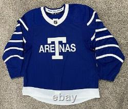 Toronto T Arenas Maple Leafs Game Issued Adidas MiC Josh Leivo Stripped Jersey