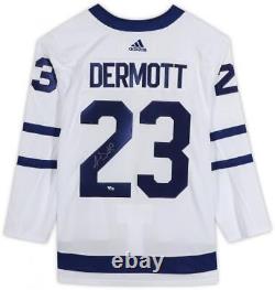 Travis Dermott Toronto Maple Leafs Autographed White Adidas Authentic Jersey