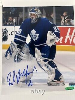 Tristar Ed Belfour Signed 8 x 10 Action Photo HOF Toronto Maple Leafs