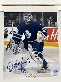 Tristar Ed Belfour Signed 8 x 10 Action Photo HOF Toronto Maple Leafs