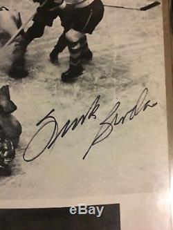 Turk BRODA Signed PSA DNA Toronto Maple Leafs 50s Photo EXTREMELY RARE AUTO HOF
