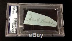 Turk Broda Signed Cut Toronto Maple Leafs Psa/dna Authenticated Autograph