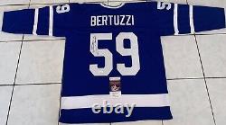 Tyler Bertuzzi Signed Autographed Toronto Maple Leafs Custom Hockey Jersey JSA