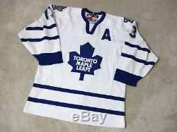 VINTAGE Nike Mats Sundin Toronto Maple Leafs Hockey Jersey Adult Large SEWN 90s