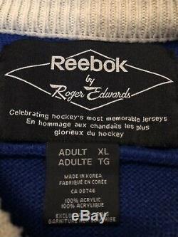 VTG RARE Reebok Toronto Maple Leafs 1934 Ace Bailey All-Star Game Jersey Sweater