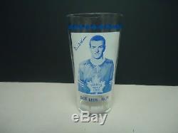 Vintage 1967-68 David Keon York Peanut Butter Glass-rare-nhl-toronto Maple Leafs