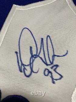 Vintage 1993 CCM Toronto Maple Leafs Doug Gilmour Signed Hockey Jersey Blue S