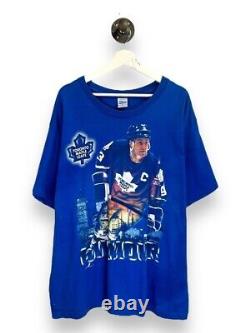 Vintage 1995 Doug Gilmour #93 Toronto Maple Leafs NHL Player T-Shirt Size XL