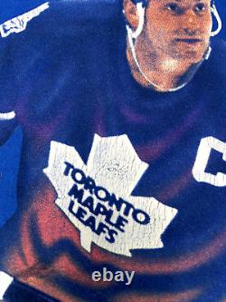 Vintage 1995 Doug Gilmour #93 Toronto Maple Leafs NHL Player T-Shirt Size XL