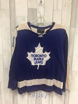 Vintage Borjie Salming Toronto Maple Leafs Doug Laurie Sport NHL Jersey Maska