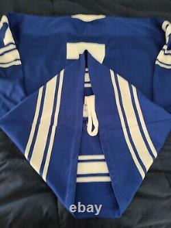 Vintage DURENE Toronto Maple Leafs authentic Tim Horton Jersey sz 52 RARE blue