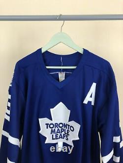 Vintage Doug Gilmour Toronto Maple Leafs Blue NFL Hockey Jersey