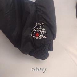 Vintage NHL Toronto Maple Leafs Mens Large Puffer Jacket with Hood Ravens Athletic
