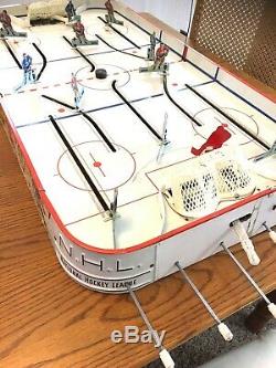 Vintage NHL power play hockey table Montreal Canadians Toronto Maple Leafs
