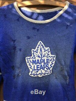 Vintage Rare 1930s 30s Toronto Canada Maple Leafs Team Knit Sweater Wool Jersey