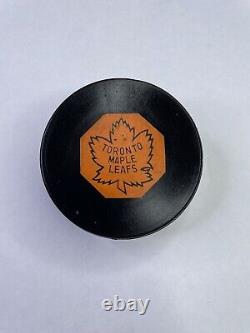 Vintage Toronto Maple Leafs 1964-1967 Art Ross Hockey Puck