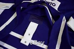 Vintage Toronto Maple Leafs Authentic CCM Jersey Blank Back Fight Strap size 54
