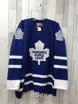 Vintage Toronto Maple Leafs CCM Maska NHL Authentic Jersey Size 56 w Fight Strap