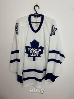 Vintage Toronto Maple Leafs NHL Ice Hockey Jersey CCM Size L Mens