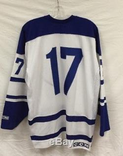 Vintage Toronto Maple Leafs Wendel Clark CCM NHL Hockey Jersey White Sz XL