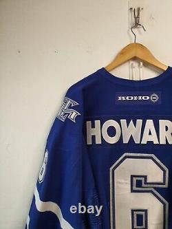 Vintage koho toronto maple leaves jersey mens 48 authentic game jersey #6 howard