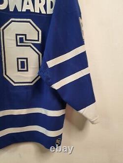 Vintage koho toronto maple leaves jersey mens 48 authentic game jersey #6 howard