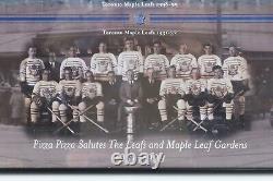 Vtg 90s Maple Leaf Gardens Toronto Maple Leafs Hockey Team Framed Poster 1931-99