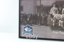 Vtg 90s Maple Leaf Gardens Toronto Maple Leafs Hockey Team Framed Poster 1931-99