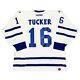 Vtg Rare Nhl Toronto Maple Leafs #16 Darcy Tucker Signed Hockey Jersey. Mens Xl