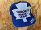 Vtg Snapback Hat Cap Toronto Maple Leafs The Game Big Logo Sharktooth Splash Ss