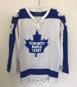 Vtg Toronto Maple Leafs Tim Horton Doug Laurie By Maska NHL Jersey Sz M Durene