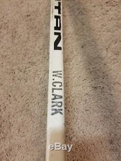 WENDEL CLARK 85'86 Signed ROOKIE Toronto Maple Leafs Game Used Hockey Stick COA