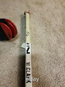 WENDEL CLARK Late 80's Signed Toronto Maple Leafs Game Used Hockey Stick NHL COA