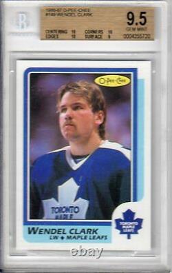 WENDEL CLARK OPC ROOKIE BGS 9.5 With3-10's
