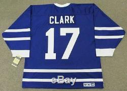WENDEL CLARK Toronto Maple Leafs 1991 CCM Vintage Throwback NHL Hockey Jersey