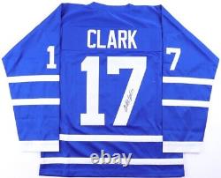 Wendel Clark Signed Toronto Maple Leafs Jersey (JSA COA) #1 Pick 1985 NHL Draft