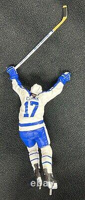 Wendel Clark Signed Toronto Maple Leafs McFarlane Figure JSA COA