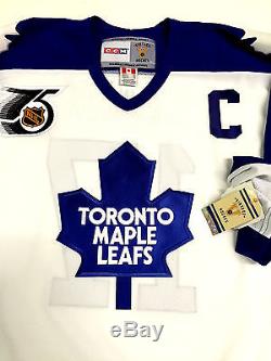 Wendel Clark Toronto Maple Leafs CCM Vintage Jersey NHL 75th New With Tags