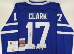 Wendell Clark Signed Toronto Maple Leafs Fanatics Breakaway Jersey (JSA)
