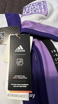 William Nylander Adidas Authentic Hockey Fights Cancer Jersey Leafs NWT Size 54