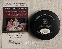 William Nylander Autograph Signed NHL Hockey Game Puck Toronto Maple Leafs Coa