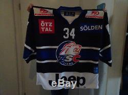 ZSC Lions Auston Matthews Game Issued Jersey Unterschrift Toronto Maple Leafs