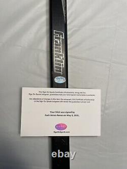 Zach Aston Reese Signed Autograph Toronto Maple Leafs Full Size Hockey Stick Coa