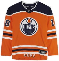 Zach Hyman Edmonton Oilers Autographed Orange Fanatics Breakaway Jersey